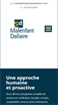 Mobile Screenshot of malenfantdallaire.com